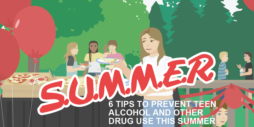 S.U.M.M.E.R. 6 TIPS TO PREVENT TEEN ALCOHOL AND OTHER DRUG USE THIS SUMMER